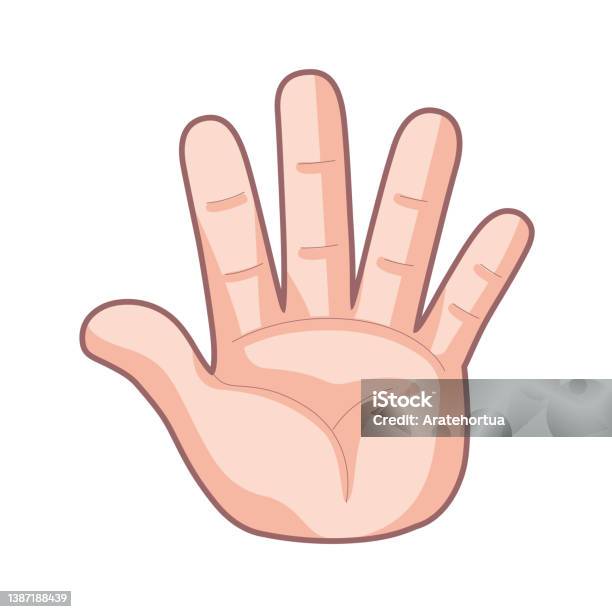 Isolated Hand Cartoon Outline Icon Doing A Gesture Vector Stock Illustration - Download Image Now - iStock Isolated Hand Cartoon Outline Icon Doing A Gesture Vector Stock Illustration - Download Image Now - iStock