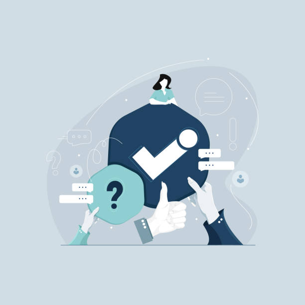 Team work for perfect solution Business teamwork and partnership help to achieve team success, think together to solve business problem, business connection concept honest women stock illustrations