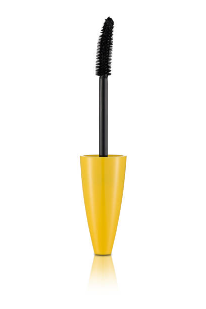 Mascara brush applicator isolated on white background Mascara brush applicator isolated on white background (with clipping path) mascara wands stock pictures, royalty-free photos & images
