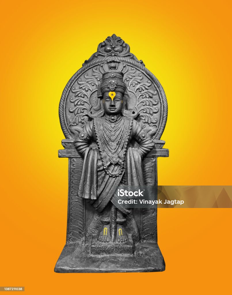 Pandharpur India 27 February 2022 God And Goddess Vitthal Statue ...