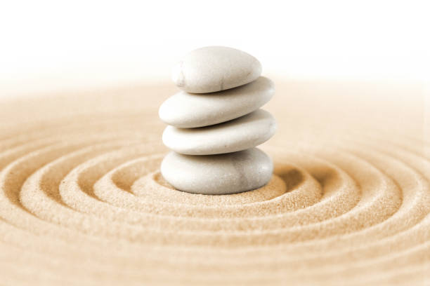 istock Zen japanese garden background 1387219868