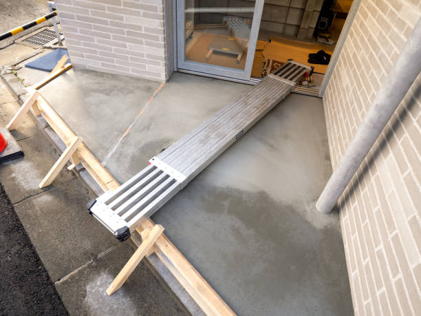 istock Concrete work at the entrance 1387228215