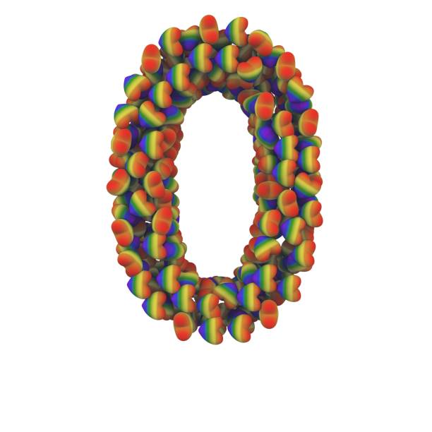 istock Rainbow Love Hearts Font Number 0 1387246907