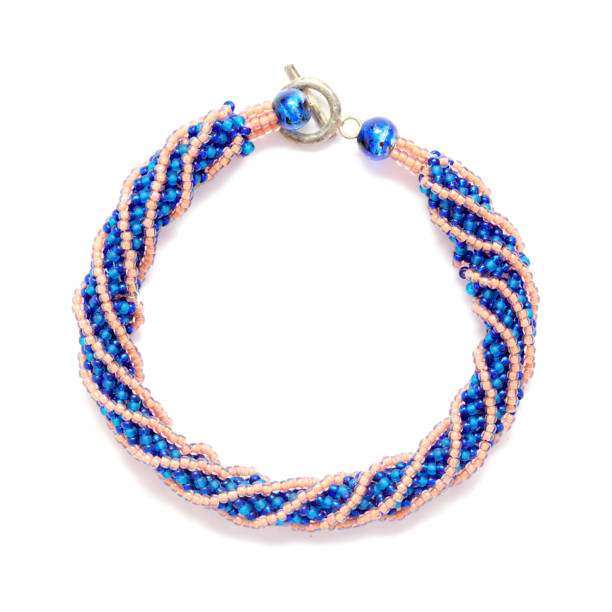 istock African Helix stitch seed bead bracelet 1387247471