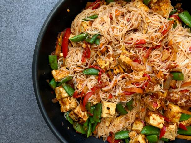istock Asian inspired tofu noodles 1387248511