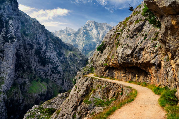 Cares Gorge at the end of summer. Picos de Europa. Asturias.