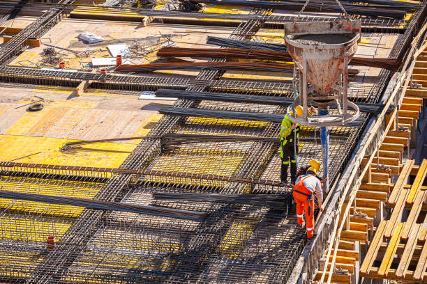 istock Concrete pouring bucket for crane 1387259490