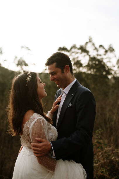 istock Portrait of a just married couple 1387262448