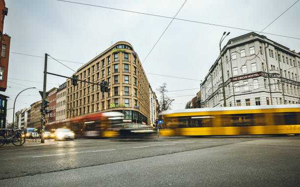 istock morning rush hour at Rosenthaler Platz in Berlin 1387268230