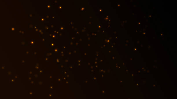 赤い光の火花の粒子。美しい抽象的な背景 - soft focus illustrations点のイラスト素材／クリップアート素材／マンガ素材／アイコン素材