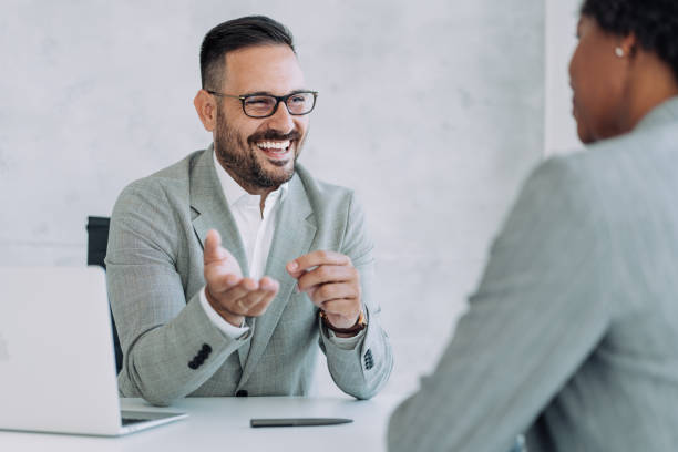 istock Business partners in meeting. 1387274020