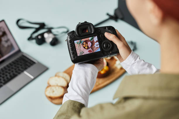 istock Food Photographer Closeup 1387274505