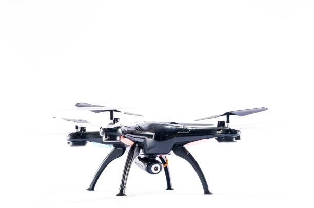 istock Modern Technology Copter closeup Aircraft Drone 1387275611
