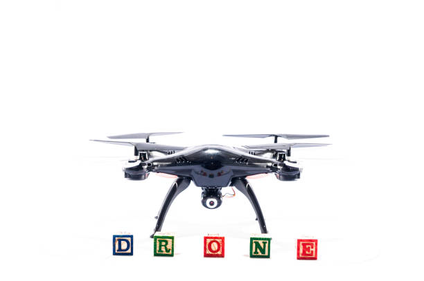 istock Modern Technology Copter closeup Aircraft Drone 1387275630