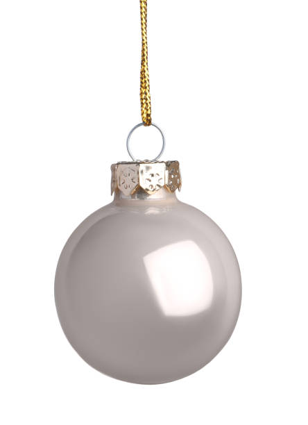 istock Beautiful decorative Christmas ball isolated on white 1387282095
