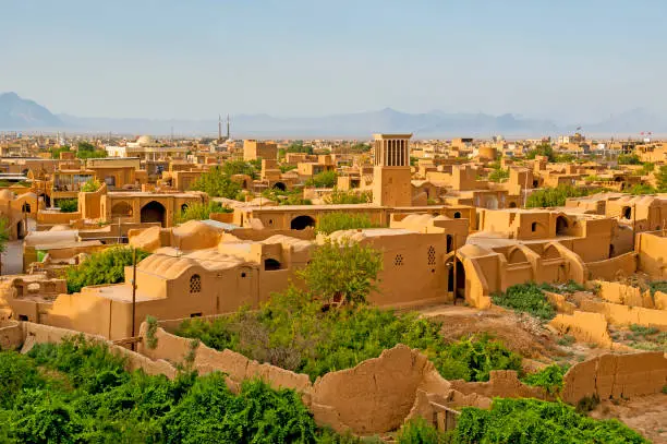 Photo of The houses made from clay in old town of Yazd, Iran