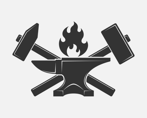 blacksmith logo - 鍛鐵 幅插畫檔、美工圖案、卡通及圖標