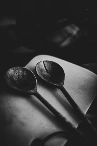 istock Black and white home and kitchen accessories serving utensils 1387308189