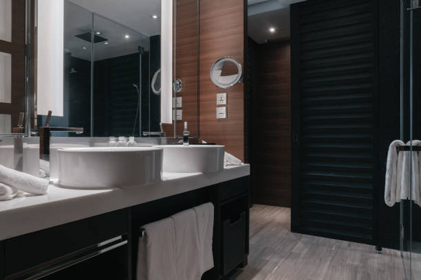 Interior of a modern bathroom