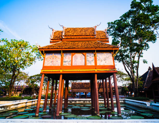 istock temple repository for the Buddhist scriptures religion building for book storage. 1387315366