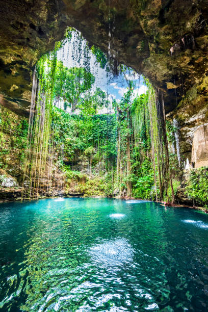 istock Ik-Kil Cenote, Yucatan Peninsula in Mexico 1387320700