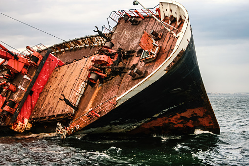 Local sailor on a boat at Shenjiamen Fishing Port, the traditional center of Zhoushan Fishery and the largest fishing port of China. Zhejiang province, China