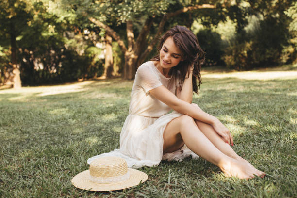 istock Beautiful girl enjoying summer 1387323702