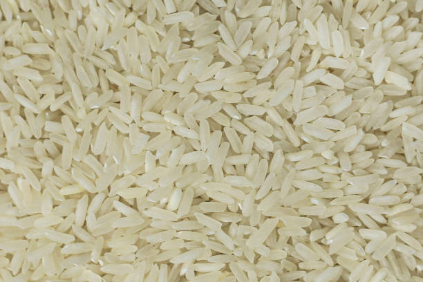 istock Rice grains close up from above 1387325170