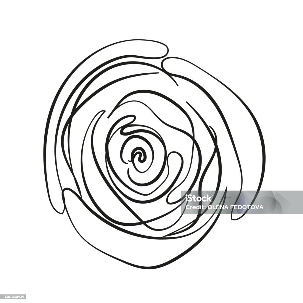 Contemporary Line Drawing Creative Modern Design Line Drawing Stock Illustration - Download Image ...