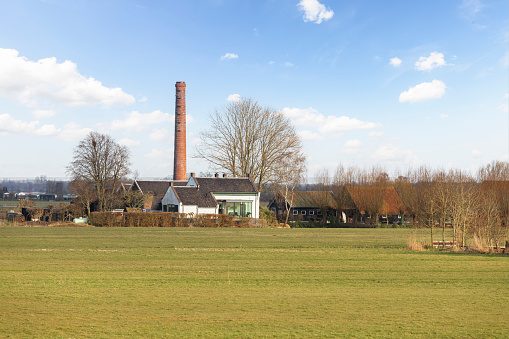 Putter Steam pumping station in the Arkemheen polder near Putten in the Netherlands.