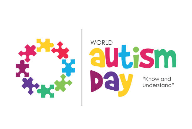 World Autism Awareness Day. Puzzle stock illustration World Autism Awareness Day. Puzzle concept vector stock illustration defection stock illustrations
