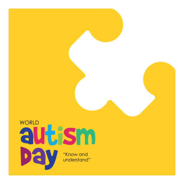 World Autism Awareness Day. Puzzle stock illustration World Autism Awareness Day. Puzzle concept vector stock illustration autism stock illustrations