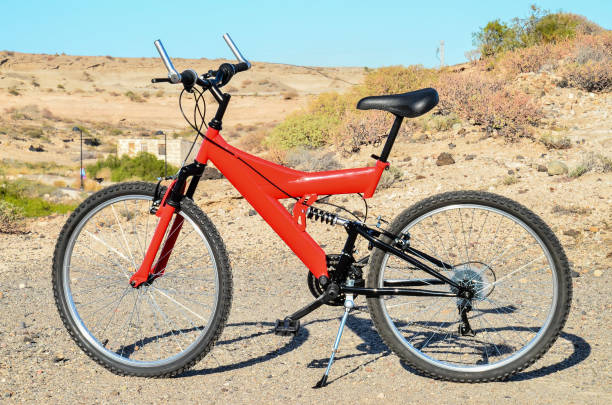 istock Full Suspension Mountain Bike 1387339344