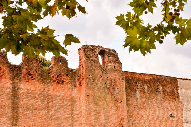 Photo Picture View of Castelfranco Veneto Medieval City in Italy