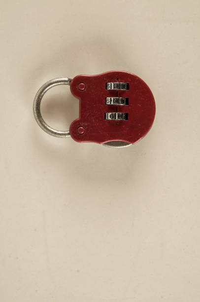 istock Close-up of combination lock 1387346699