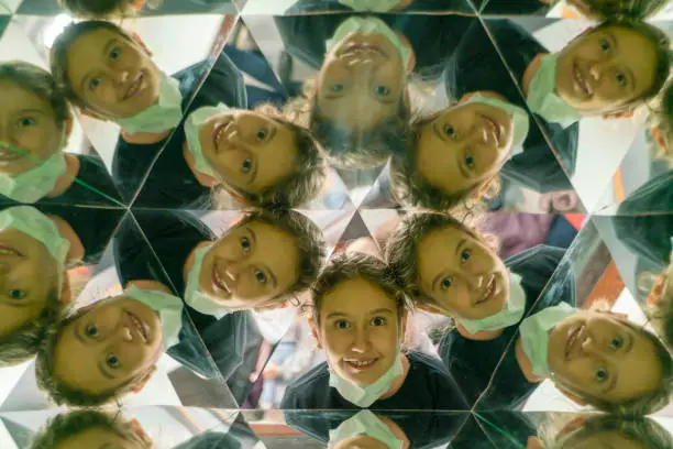 Little Girl in Kaleidoscope