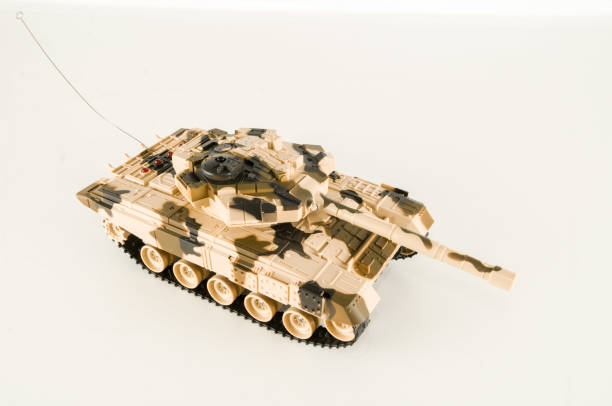 istock Scale model of a german tank 1387346791