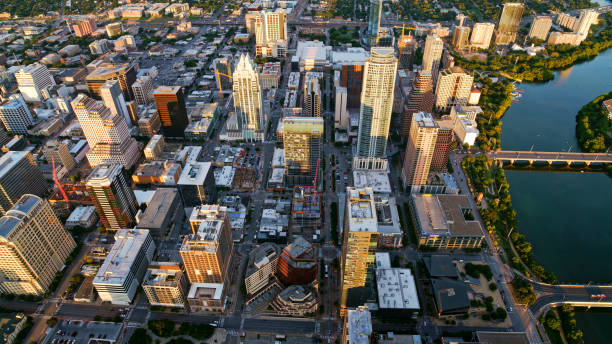 istock Colorado river passing by downtown Austin 1387350583