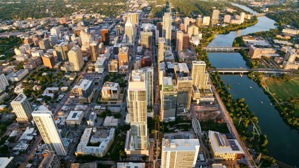 istock Colorado river passing by downtown Austin 1387350591