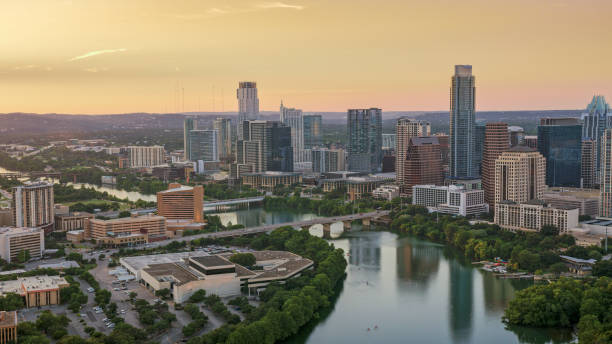 istock Colorado river passing through downtown Austin 1387350610