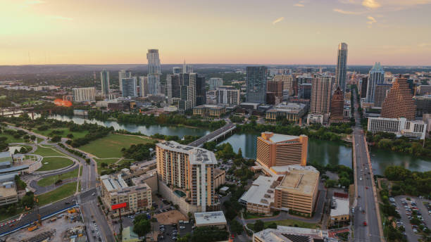 istock View of bridges over river Colorado passing through downtown Austin 1387350613