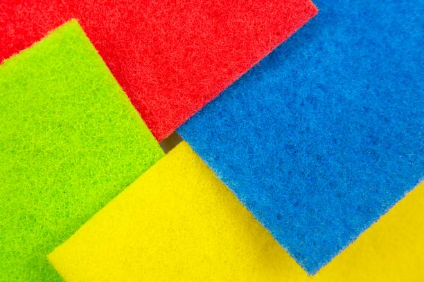 istock colored samples of felt material. industrial textile industry. background texture 1387354130