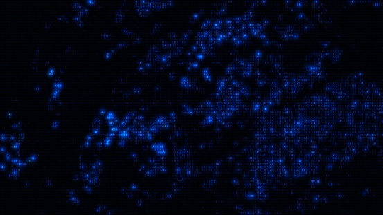 Abstract Blue Computer Hex Code Machine Learning Algorithm Hud Design ...