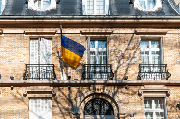 istock Ukrainian Embassy in Paris 1387356352