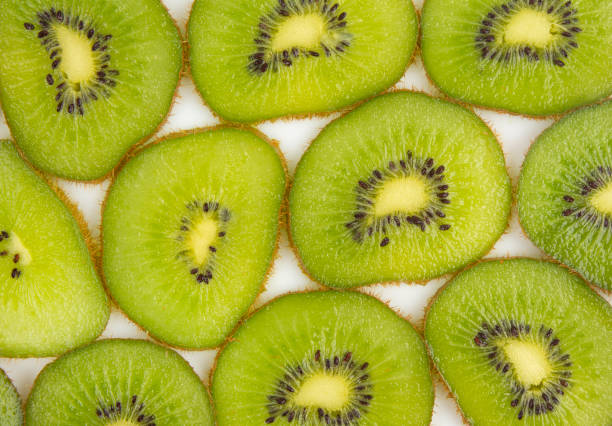 istock sliced ​​kiwi fruit slices on a white background 1387358387