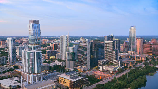 istock Downtown city in Seaholm District 1387360968