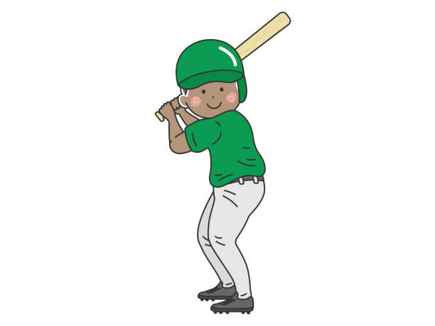 Man Baseball Vector 300+ Black Man Baseball Player Stock Illustrations, Royalty-Free Vector ...