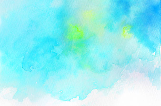 istock Background illustration of light blue and the yellow colorful summer image 1387393390