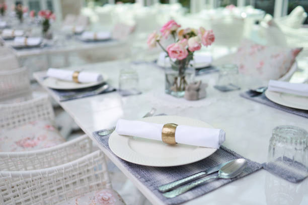 Romantic table setting
