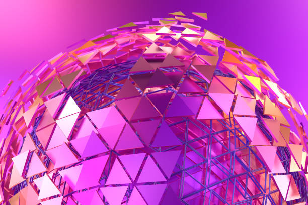 istock Abstract futuristic sculpture 1387414812